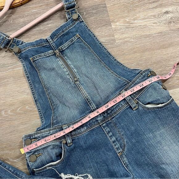 Paige distressed zip front overalls - Picture 7 of 7